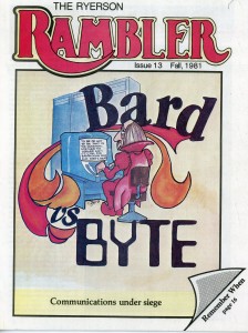 Bard vs. Byte (The Ryerson Rambler, Fall 1981)