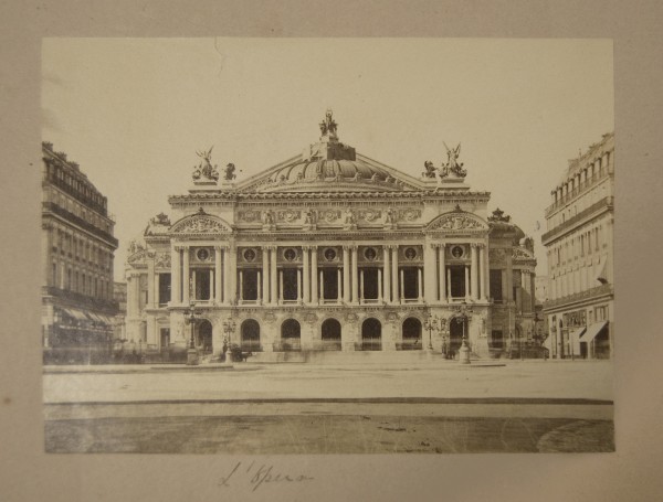 L'Opera, c 1872. From album Europe. 2008.001.2.001