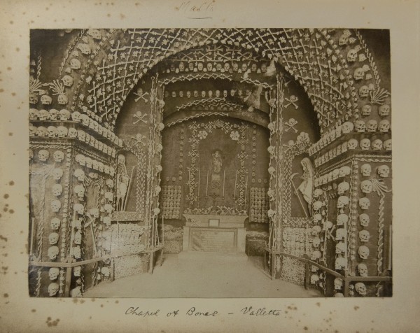 Malta / Chapel of Bones, Valletta.. c. 1930-1941. From album Malta, Italy, China. 2008.001.2.002