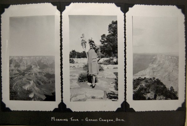 A page of photographs from the album Grand Canyon. 1947-1950. 2008.001.028