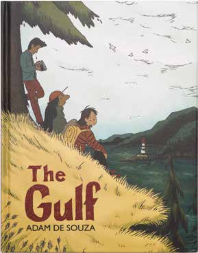 Comics: The Gulf. Authored and illustrated by Adam de Souza. The book is available at the Main Library https://torontomu.primo.exlibrisgroup.com/permalink/01OCUL_TMU/1hnr25/alma991014611569408636, image