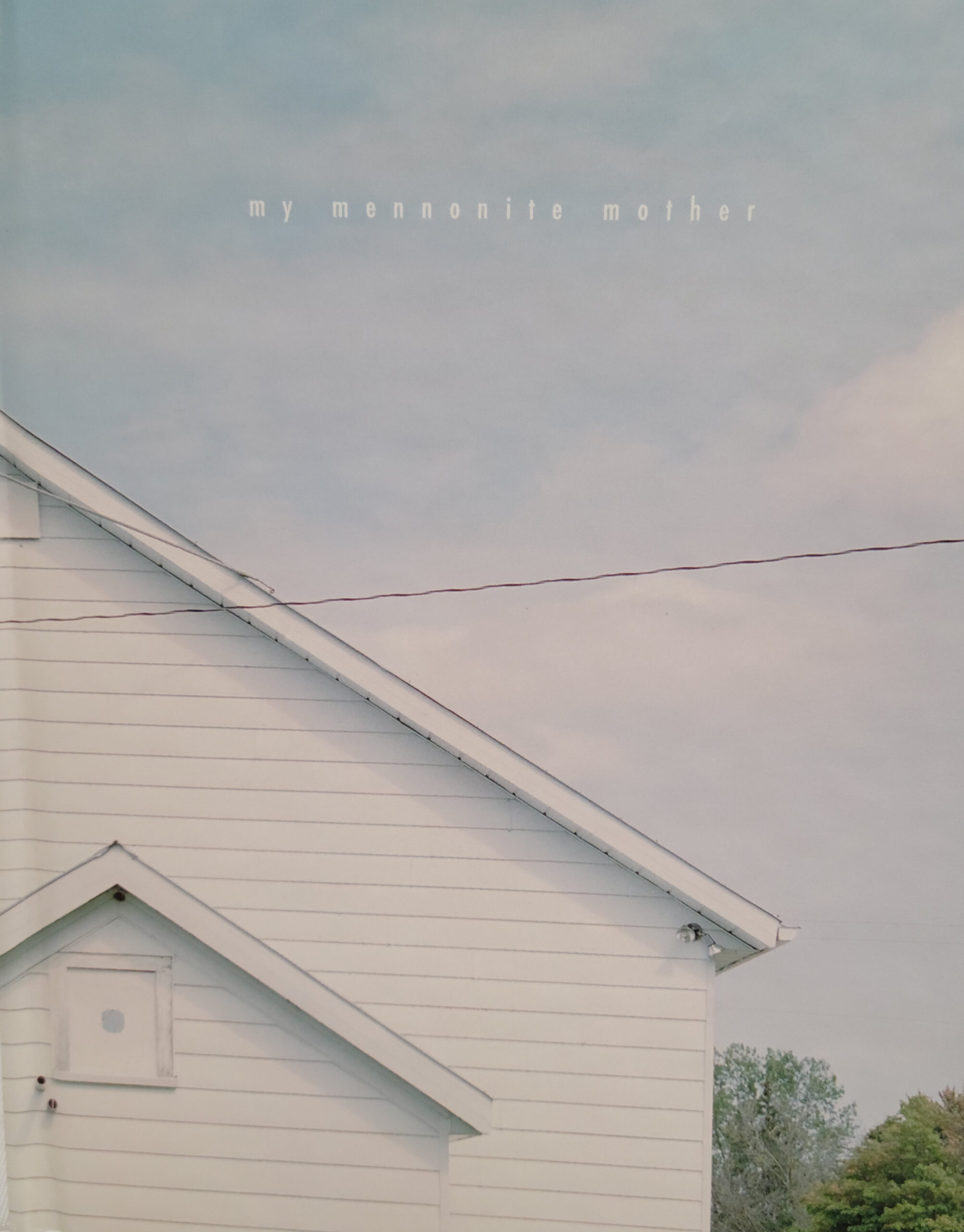 Photograph of front cover of book My Mennonite Mother by Sarah Bauman