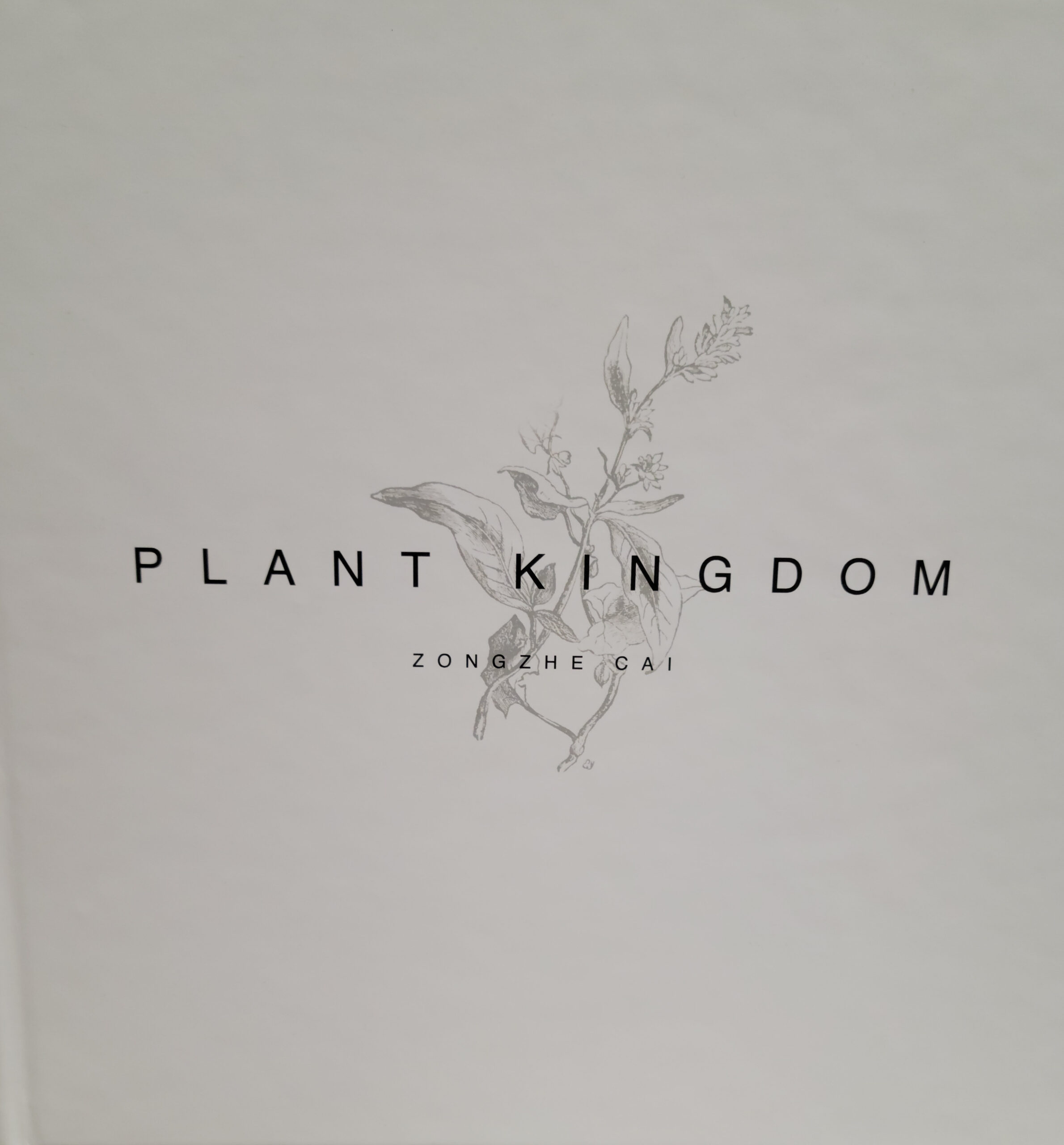 Photograph of front cover of book Plant Kingdom by Zongzhe Cai