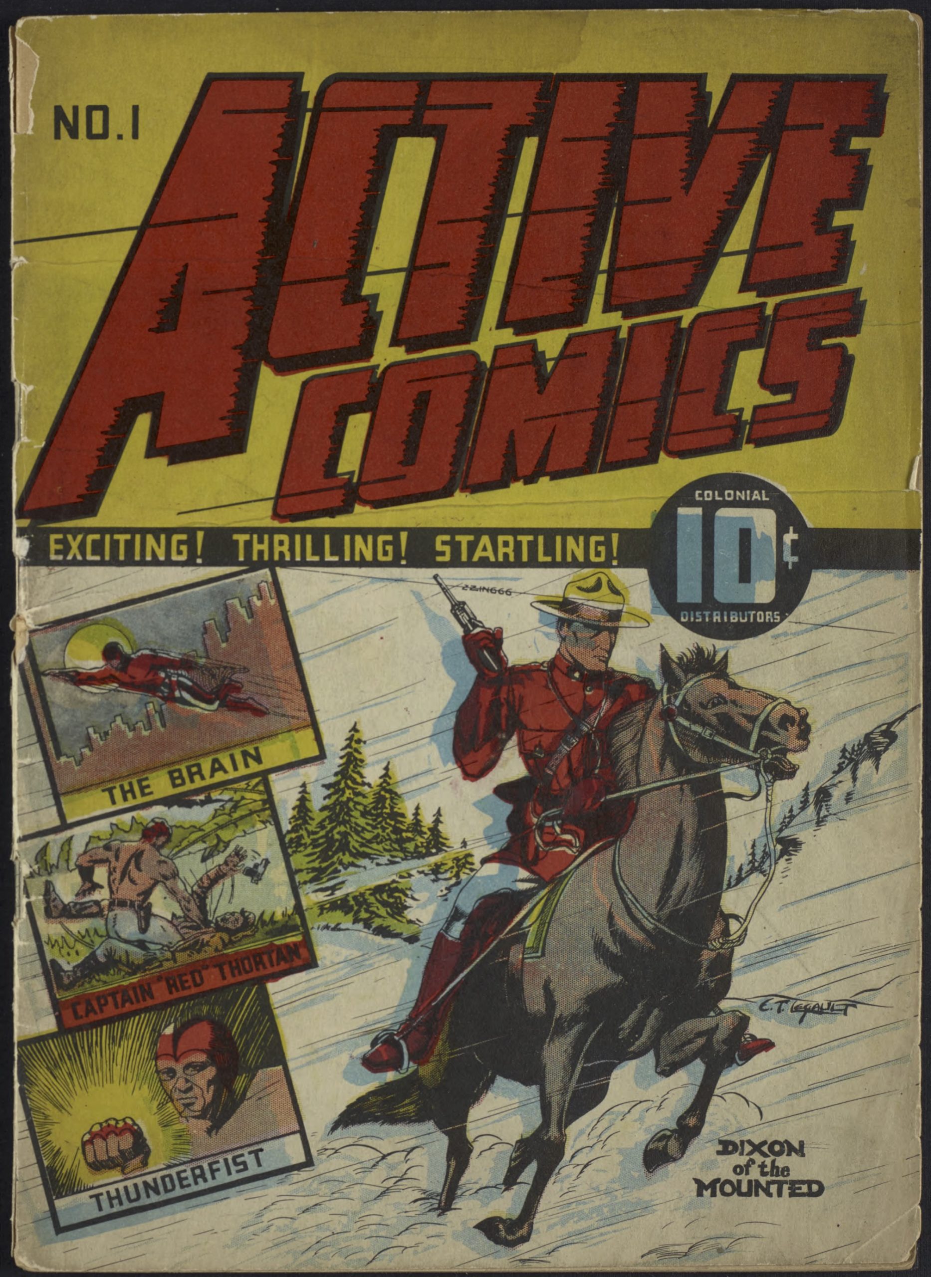 Canadian superhero Johnny Canuck is back in reprint of 1940s comic