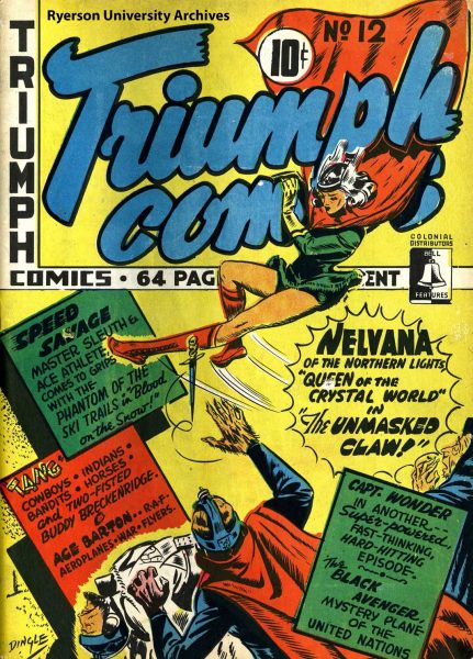 Triumph Comics comic book cover