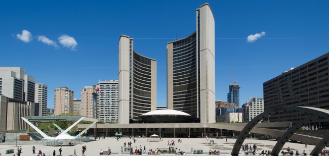 Nathan Phillips Square and Toronto City Hall