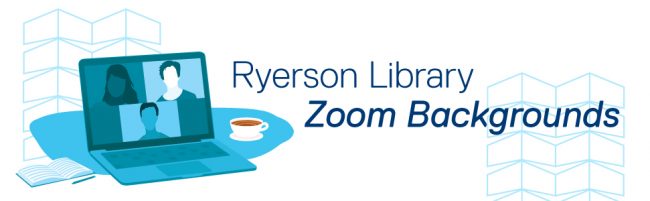 Decorative Graphic Ryerson Library Zoom Backgrounds