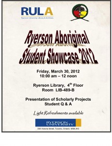 aboriginal graduate student showcase poster